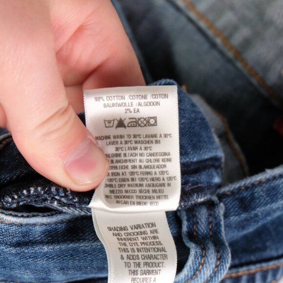 Agave Denim Jeans Mens 38x32 Blue No.12 Athletic Bixby Ranch Flex Medium Wash - Picture 11 of 12